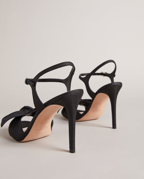 <P>Satin Bow 90Mm Heeled Sandal</P>